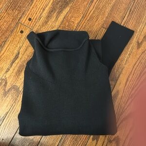 Aritzia Wilfred Classic Black Turtleneck Sweater dress